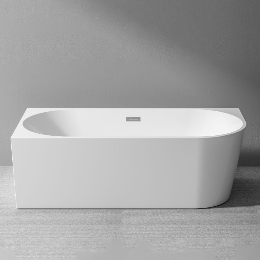 ICEGALAX Inch Freestanding Bath Tub Acrylic Soaking Freestanding Corner Tub Oval Bathtub