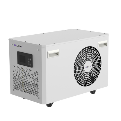 ICEGALAX Customized 1.5HP White Recirculating Cooled Chiller Cold Water Bath Cold Plunge Chiller