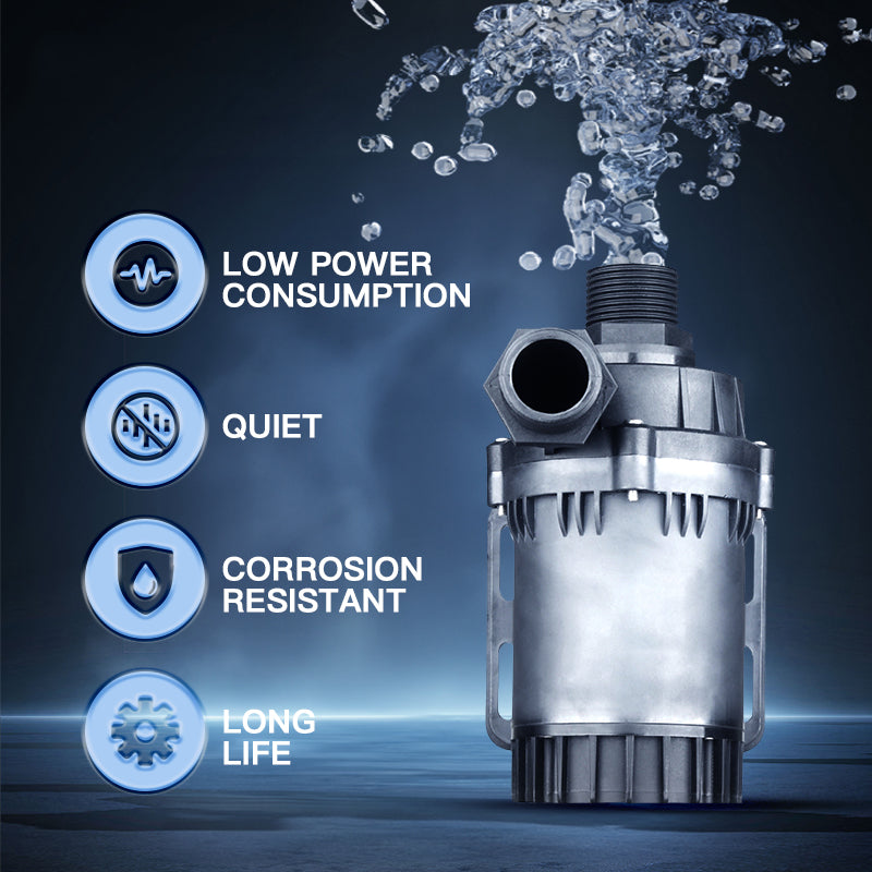 ICEGALAX WP-DC60A/G Mini Submersible Water Pump DC 12/24 V mini dc motor water pump 950 for Cold Plunge 1/2HP 1HP chiller bathtub conversion