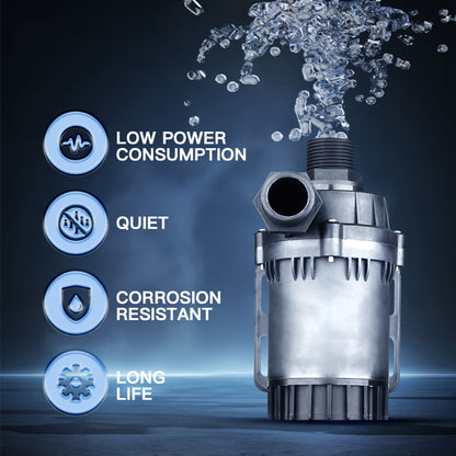 ICEGALAX WP-DC60A/G Mini Submersible Water Pump DC 12/24 V mini dc motor water pump 950 for Cold Plunge 1/2HP 1HP chiller bathtub conversion