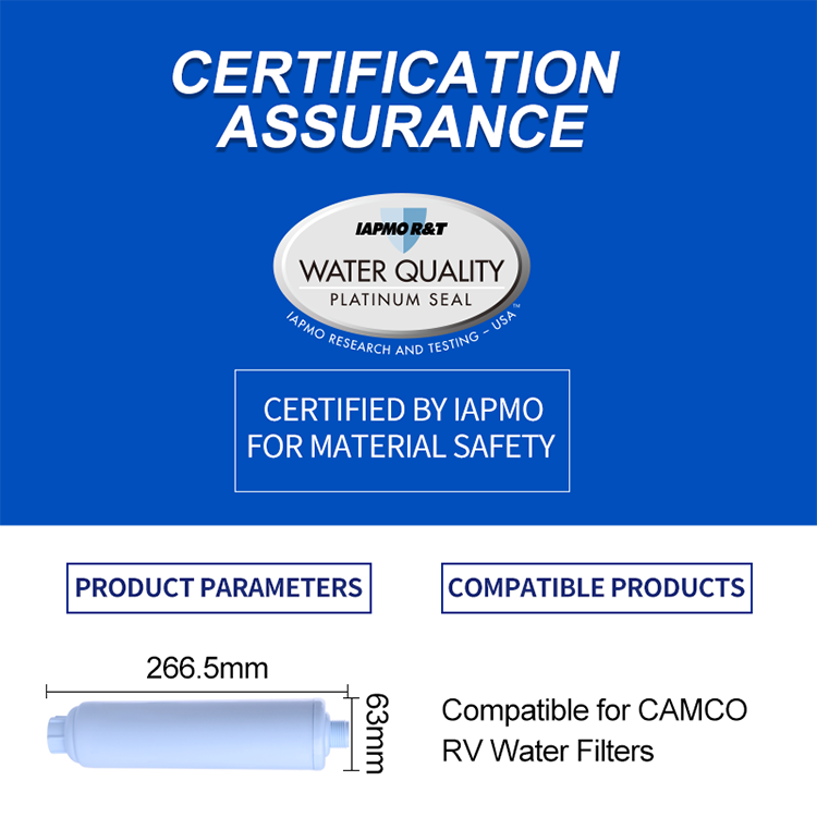 Icegalax KDF + Activated Carbon Water Filter - High - Efficiency Purification for Clean Water