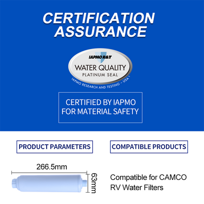 Icegalax KDF + Activated Carbon Water Filter - High - Efficiency Purification for Clean Water