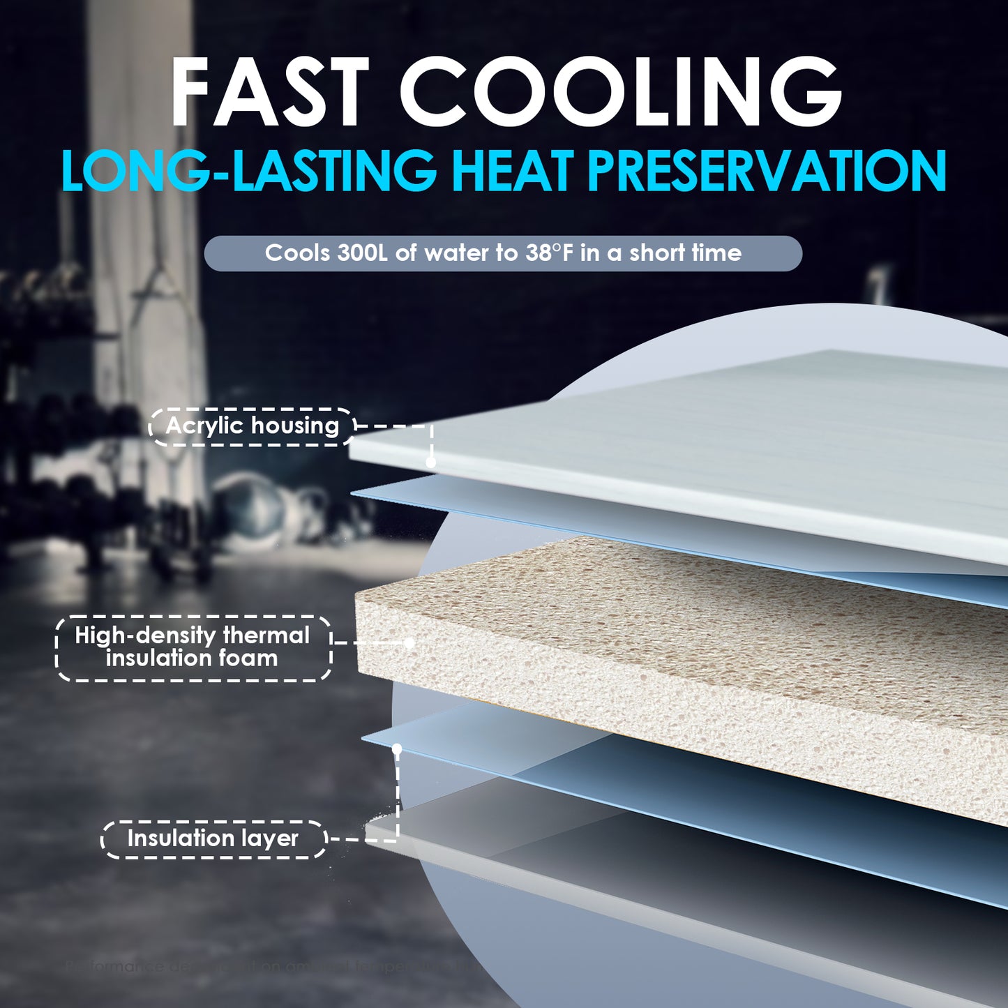 ICEGALAX Cold Plunge Fiber Core All-in Gen3