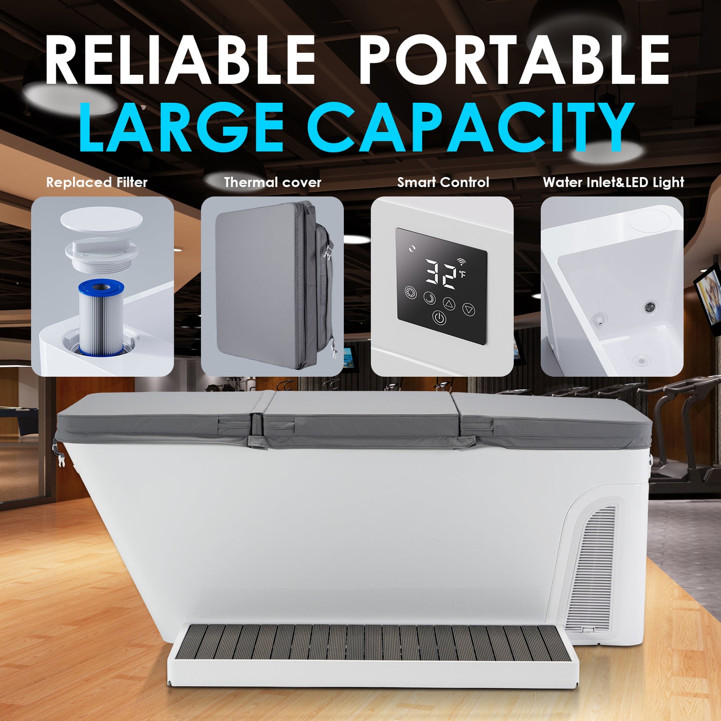 ICEGALAX Cold Plunge Fiber Core All-in Gen 2 & All-in Gen 3