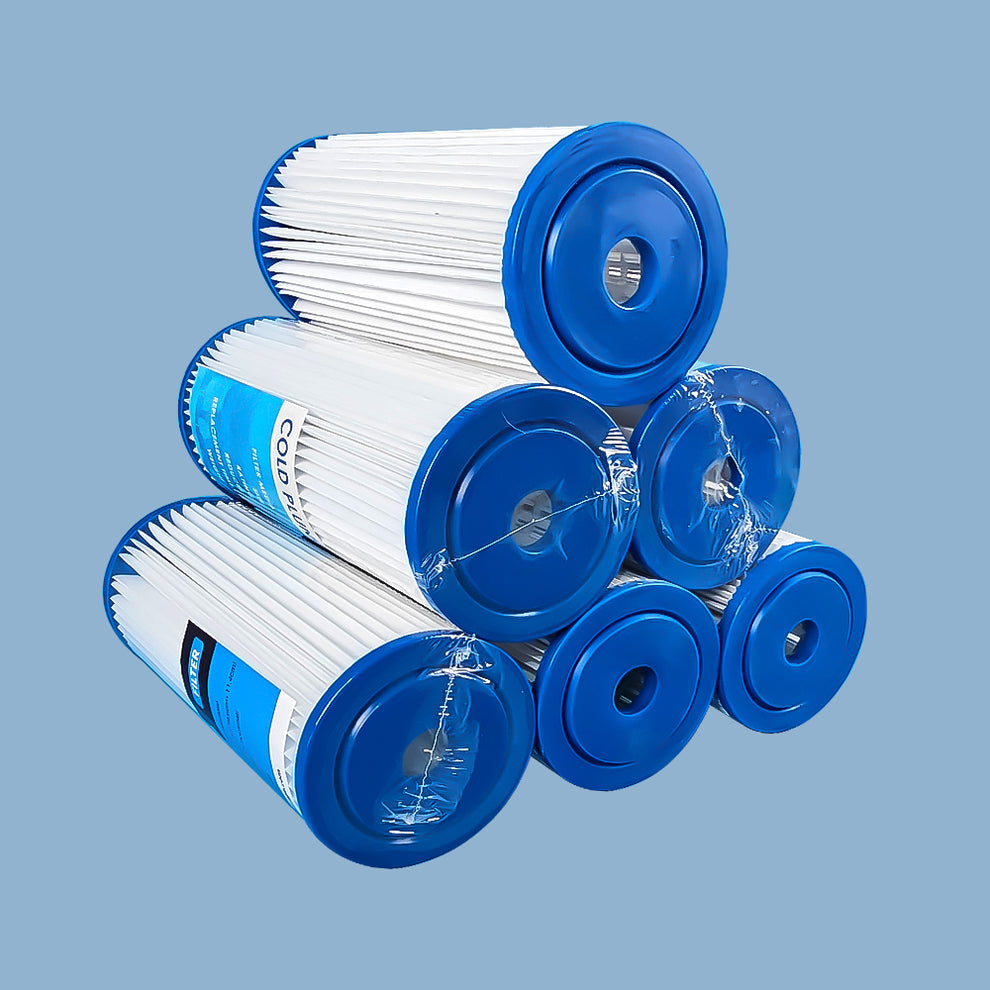 Icegalax 7.7x4.5 Inch PP Pleated Sediment Water Filter Cartridge For W