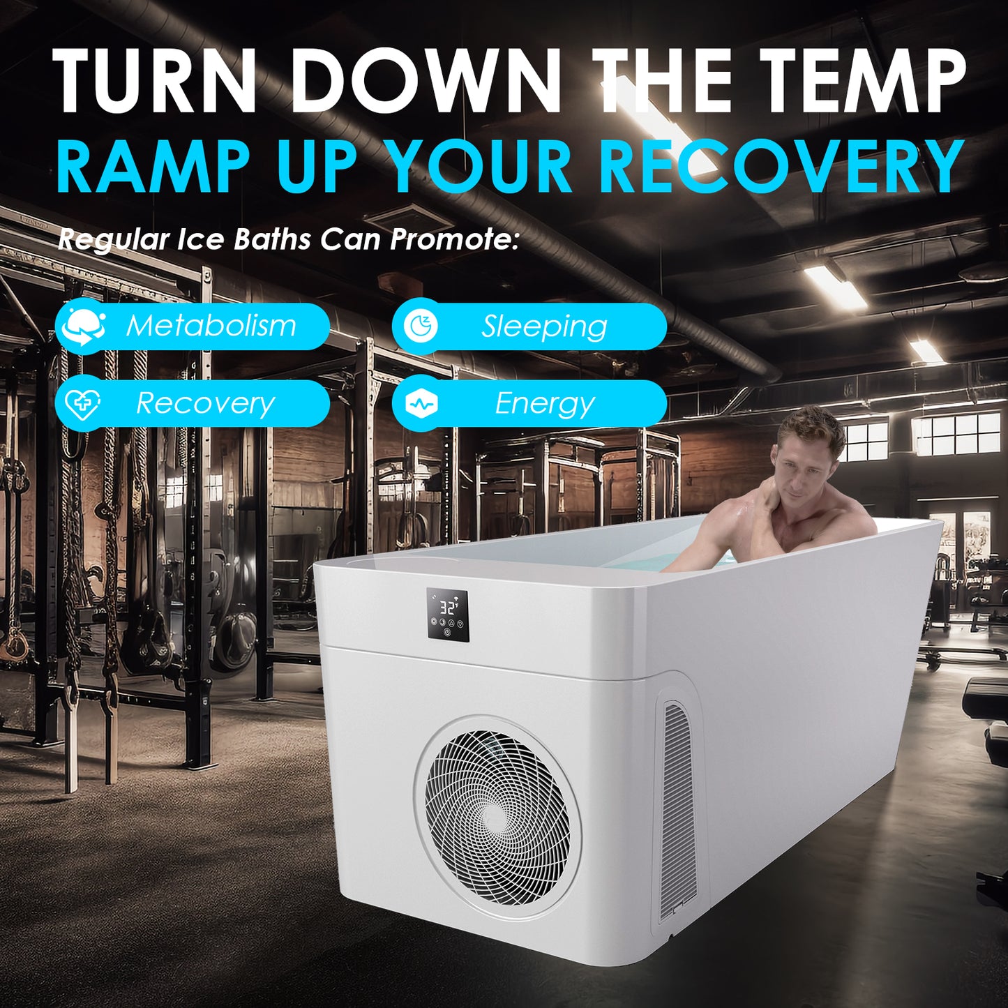 ICEGALAX Cold Plunge Fiber Core All-in Gen3