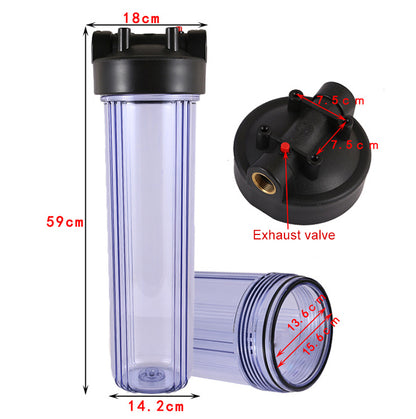 ICEGALAX Manufacturer Blue Plastic Clear Water Filter Housing With Jumbo Big Blue Filter Housing