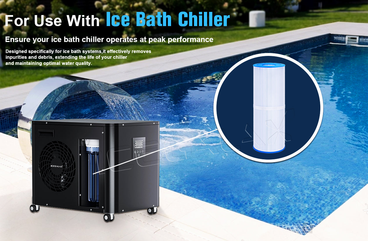 ICEGALAX Chiller Filter 10 x 2.5 inches 6pcs