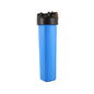 ICEGALAX Brass Port 20 inch Big Blue Filter Housing With Pressure Release Water Treatment Filters