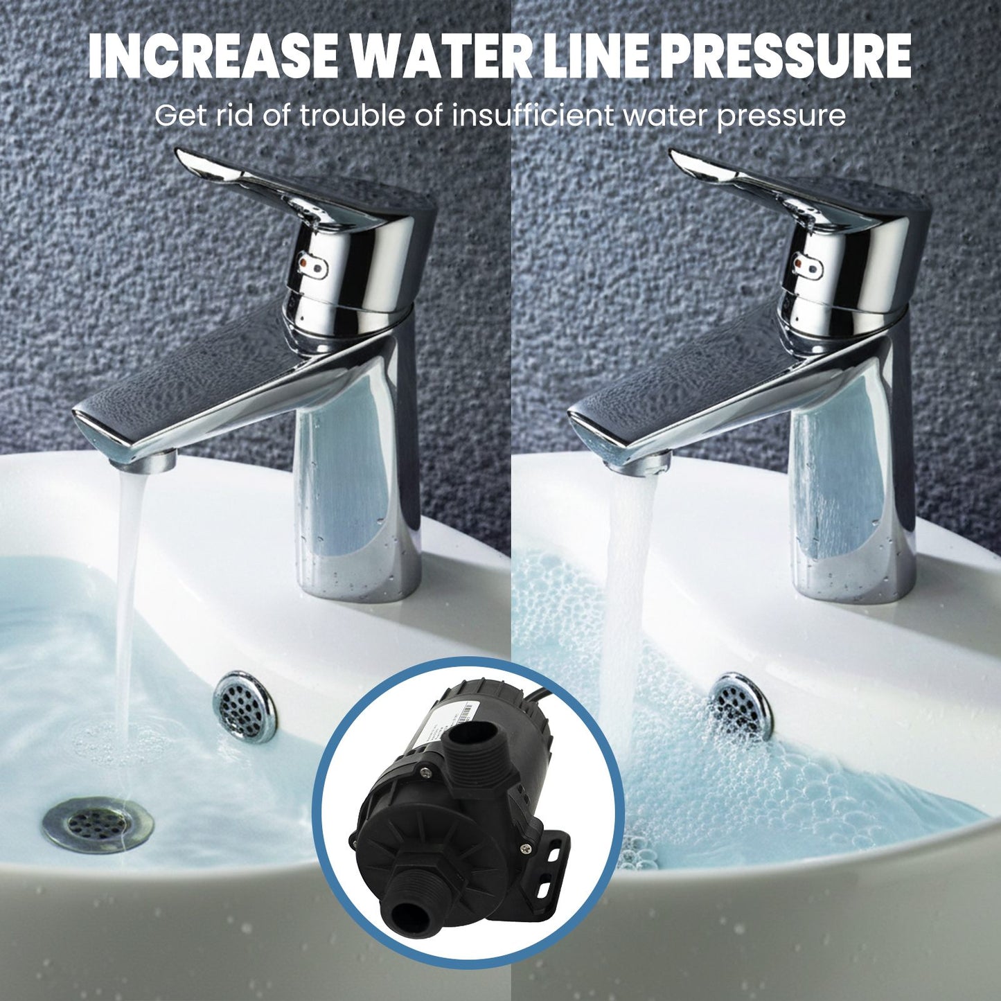 ICEGALAX WP-DC60A/G Mini Submersible Water Pump DC 12/24 V mini dc motor water pump 950 for Cold Plunge 1/2HP 1HP chiller bathtub conversion