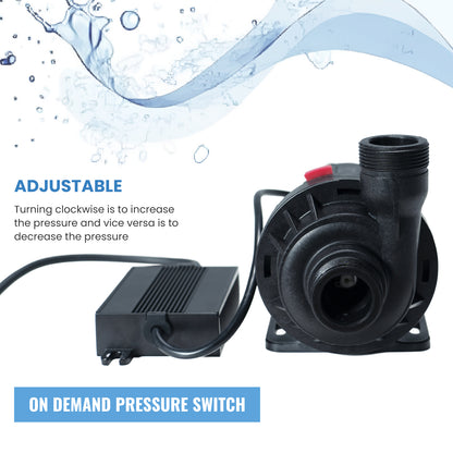 ICEGALAX WP-DC80A/G/F 24V Water Pump for Pet Water Fountain and Water Cooling for Cold Plunge 1/2HP 1HP chiller bathtub conversion