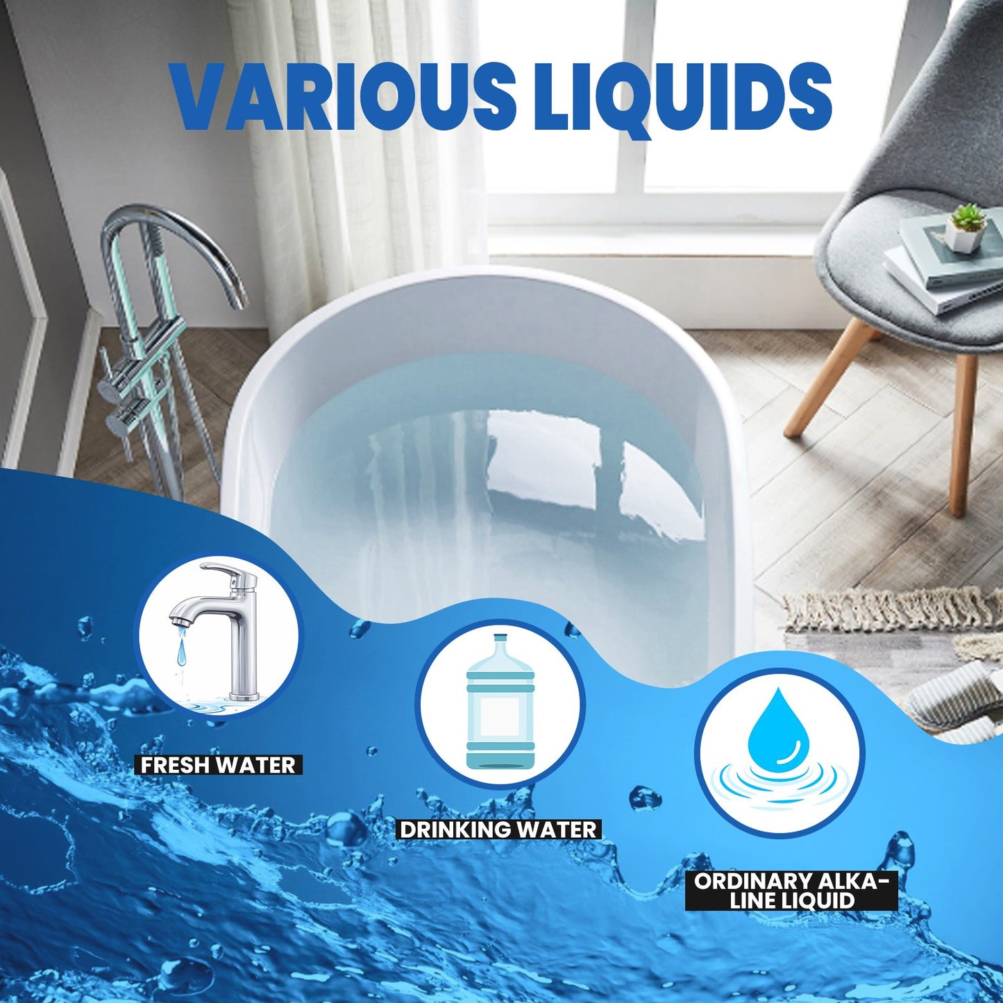 ICEGALAX WP-DC80A/G/F 24V Water Pump for Pet Water Fountain and Water Cooling for Cold Plunge 1/2HP 1HP chiller bathtub conversion