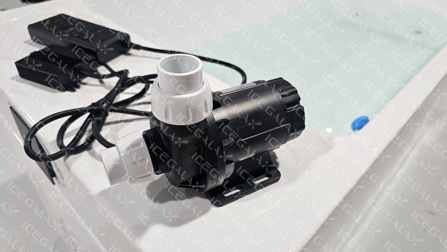 ICEGALAX WP-DC80A/G/F 24V Water Pump for Pet Water Fountain and Water Cooling for Cold Plunge 1/2HP 1HP chiller bathtub conversion