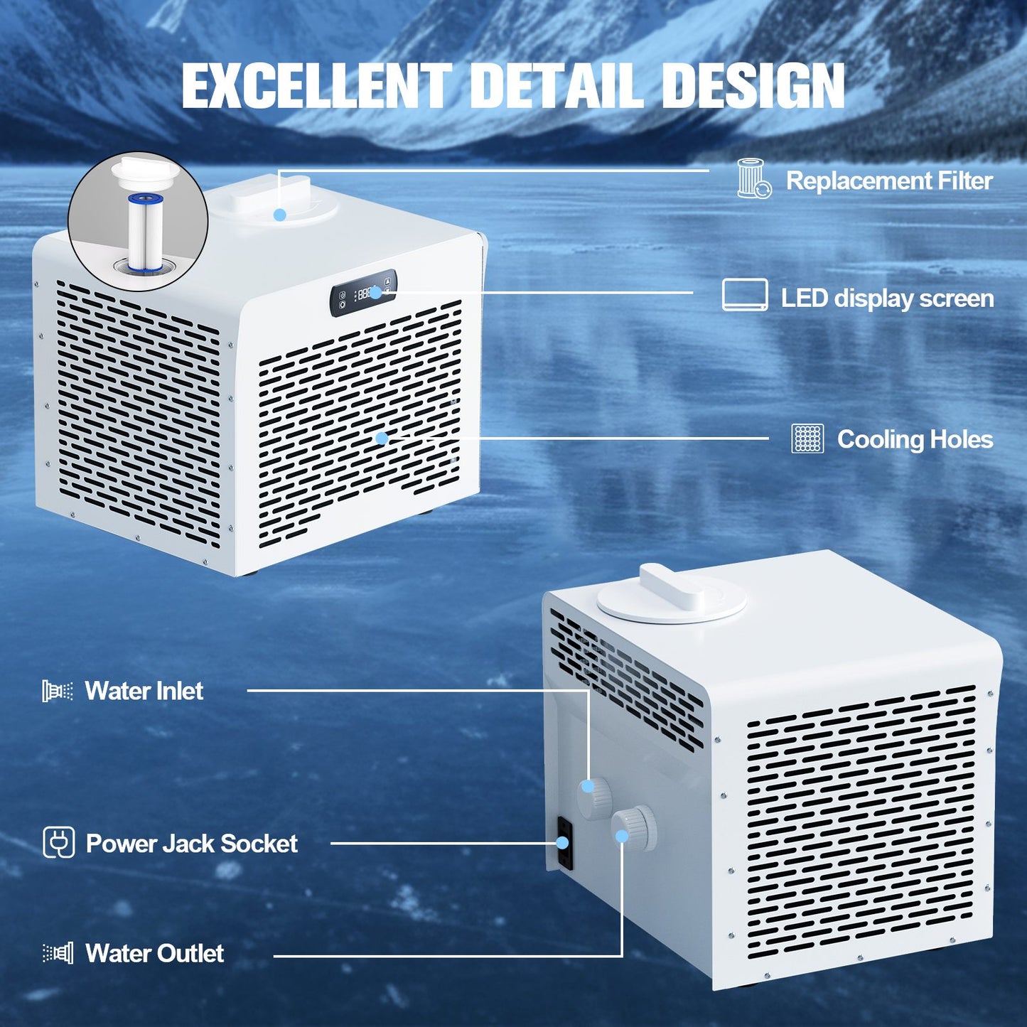 ICEGALAX Mini Chiller
